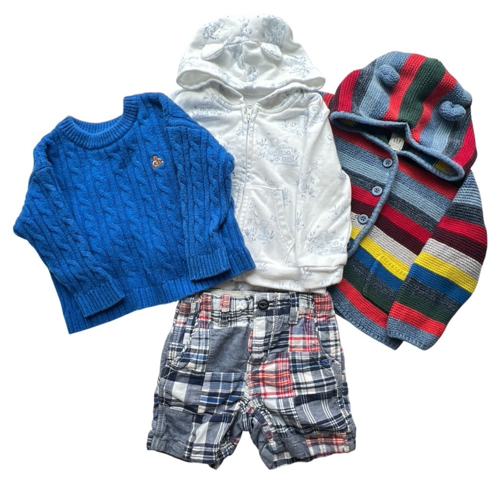 Baby Gap Boys 12-18M Lot 4pc Toddler Clothes Bundle Casual Playwear Mix Match